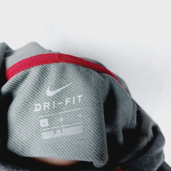 Nike Women's Grey Pink Dri-FIT Just Do It Lightweight Pullover Hoodie Size L - Picture 13 of 14